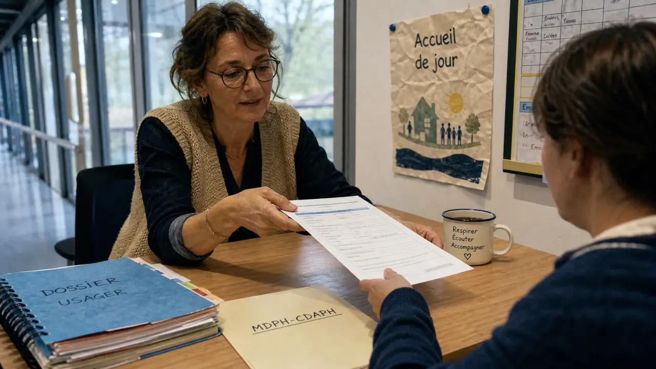 IME portes de garonne : dossier MDPH-CDAPH et accueil en couloir