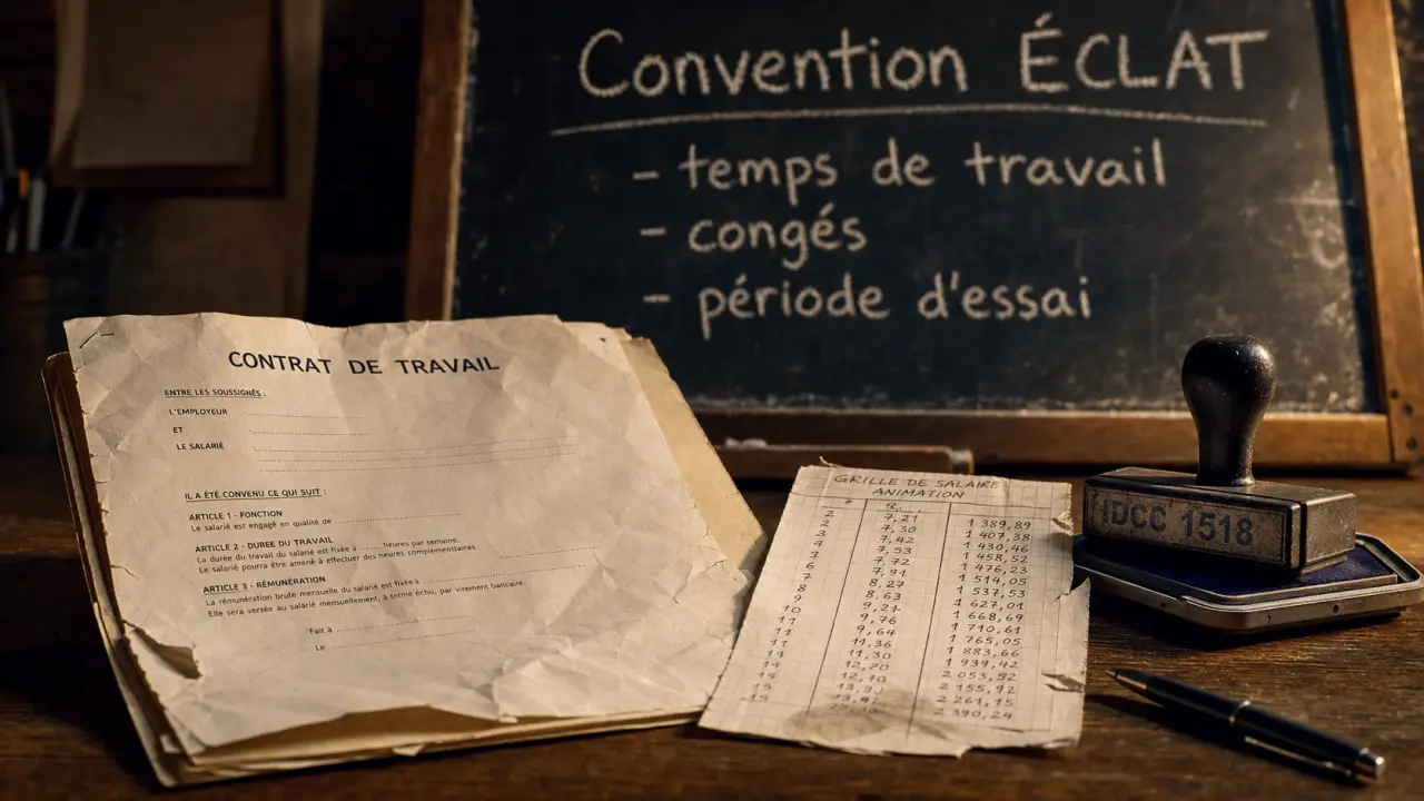 Convention collective animation IDCC 1518 : salaires, congés et RH à vérifier