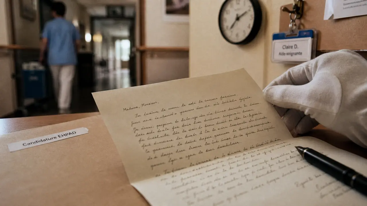 Lettre de motivation pour travailler auprès des personnes âgées en EHPAD