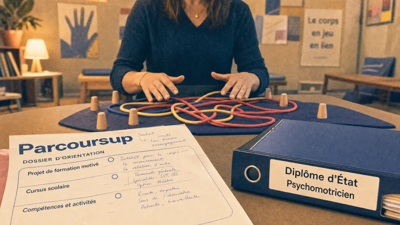 Psychomotricienne étude : Parcoursup et diplôme d’État en salle de bilan