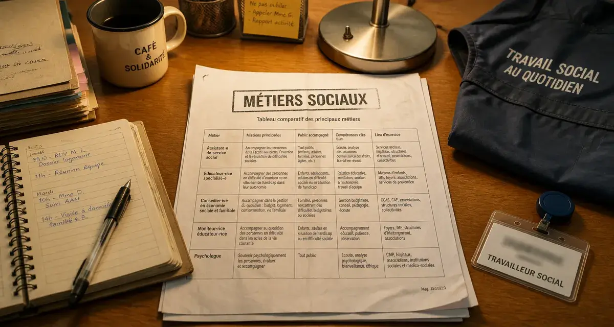 Les métiers sociaux : 35 000 postes à pourvoir, service social et missions