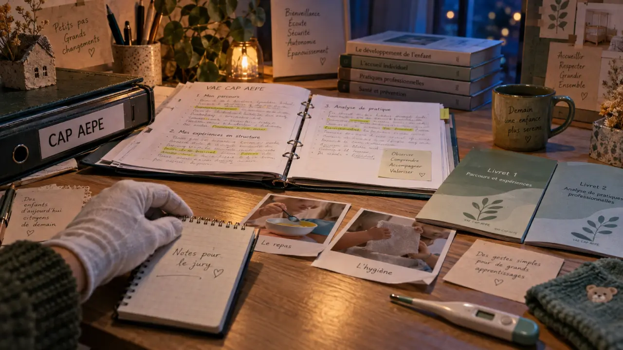 VAE cap petite enfance pour CAP AEPE : dossier de validation